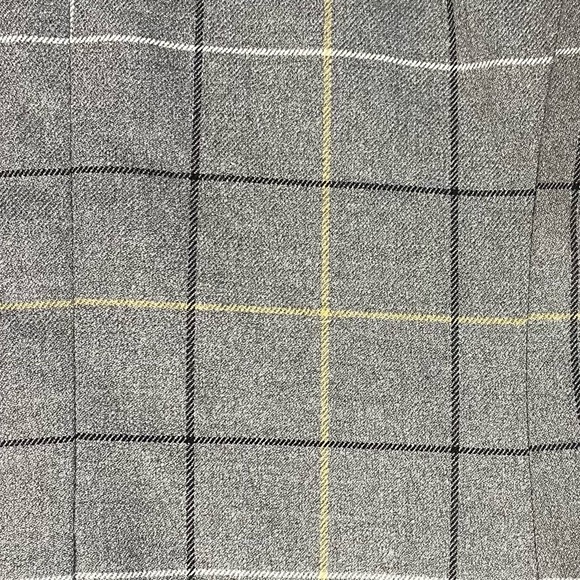 Ann Taylor Petite 511722 Single Button Front Blazer Jacket 2P Gray Plaid Check - Picture 3 of 6